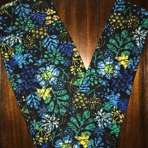 LuLaRoe TC floral leggings